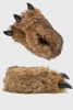 10 X BRAND NEW 3D SOFT FLUFFY ANIMAL CLAW SLIPPERS IN SIZES MEDIUM AND XXL