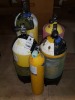 5 X AIR COMPRESSOR TANKS IN VARIOUS SIZES