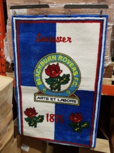 17 X BLACKBURN ROVERS RUGS 80CM X 120CM