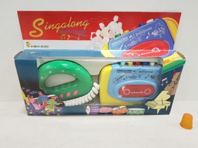 216 X SINGALONG CASSETTE RECORDERS IN 4 BOXES