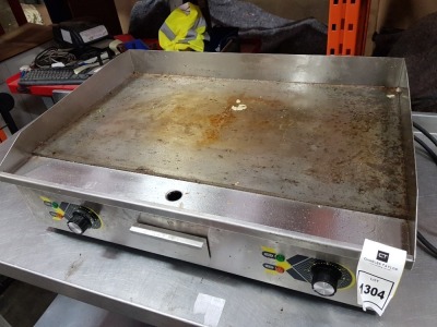 1 X ADEXA CATERING EQUIPMENT DIRECT ELECTRONIC GRIDDLE MODEL EG-8201