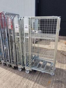 3 X CAGE TROLLEYS IN VARIOUS SIZES