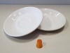 180 X STEELITE MONACO WHITE SAUCER 15.25CM 6'' IN 5 BOXES