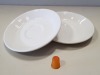 180 X STEELITE MONACO WHITE SAUCER 15.25CM 6'' IN 5 BOXES