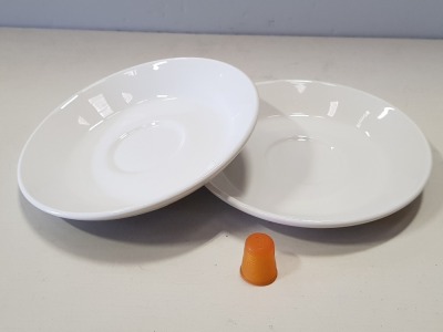 216 X STEELITE SIMPLICITY WHITE SAUCER SLIMLINE 15.25CM IN 6 BOXES