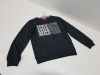 33 X BRAND NEW COOL KIDS XMAS MODE BLACK CREW NECK JUMPERS IN AGE 11 YEARS