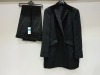 8 X PIECE MIXED CLOTHING LOT CONTAINING - 3 X BURTONS MENSWEAR SMART BLACK COATS SIZE XXL- RRP-£69.00 5X BURTONS MENSWEAR BLACK TROUSERS SIZE - 40R- RRP£30PP