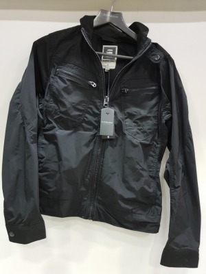 5 X BRAND NEW G-STAR RAW BLACK JACKETS IN SIZE SMALL