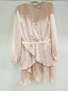 30 X BRAND NEW TOPSHOP NUDE BLOUSES IN SIZE 10