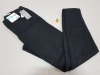 20 X BRAND NEW GEORGE BLACK DENIM JEANS IN SIZE 16 RRP-£16.00 PP