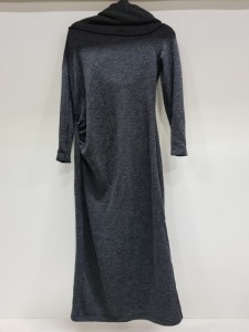 12 X BRAND NEW TOPSHOP GREY DRESSES SIZE 12 - RRP-£35.00 PP