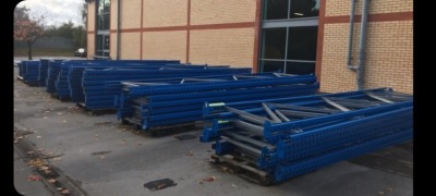 MISC RACKING LOT CONSISTING OF :- 94 X 5M UPRIGHTS 252 X 3M BEAMS GOOD CONDITION IN BREDBURY, STOCKPORT NO FORK TRUCK ON SITE, COLLECTION BY APPOINTMENT