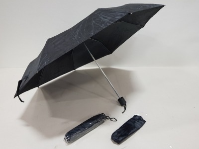 120 X BRAND NEW HANDY BLACK UMBRELLAS IN A SLEEVE - 2 CARTONS