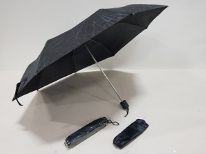 120 X BRAND NEW HANDY BLACK UMBRELLAS IN A SLEEVE - 2 CARTONS