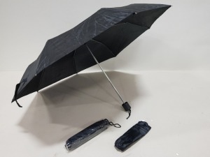 120 X BRAND NEW HANDY BLACK UMBRELLAS IN A SLEEVE - 2 CARTONS