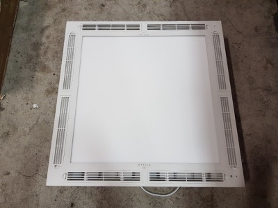 1 X NEW DESIGNED NANO TECH AIR-CIRCULATING LED PANEL LIGHT. (APPEARS NEVER BEEN USED BEFORE ALTHOUGH BOX OPENED).