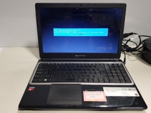 1 X PACKARD BELL TE69 LAPTOP 320GB NO O/S WITH CHARGER