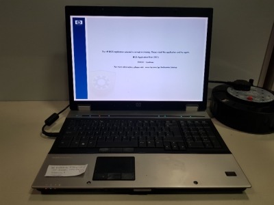 1 X HP ELITEBOOK 8730W LAPTOP 17'' SCREEN INTEL EXTREME 3.06 GHZ WINDOWS 7 WITH CHARGER