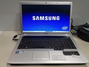 1 X SAMSUNG RT30 LAPTOP 17'' SCREEN NO O/S WITH CHARGER