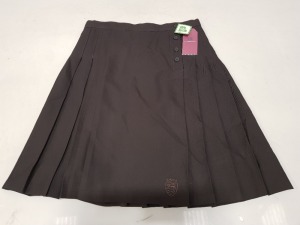 84 X GIRLS SKIRTS IN VARIOUS SIZES AND COLOURS IN 1 LARGE BOX