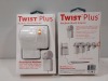 50 X BRAND NEW TWIST PLUS APPLE MACBOOK TRAVEL ADAPTORS - IN 2 BOXES