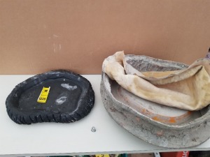 40CM BIRD BATH BOWL MASTER CAST WITH LATEX SLIP & FIBRE GLASS MOULD (FOR CASTING PRODUCT TO RETAIL £11.99)