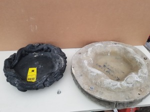 35CM BIRD BATH BOWL MASTER CAST WITH LATEX SLIP & FIBRE GLASS MOULD (FOR CASTING PRODUCT TO RETAIL £11.99)