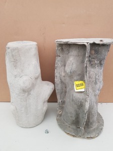 48CM BIRD BATH TREE STUMP MASTER CAST WITH LATEX SLIP & FIBRE GLASS MOULD (FOR CASTING PRODUCT TO RETAIL £34.99)