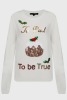 63 X BRAND NEW LADIES ASSORTED NOVELTY CHRISTMAS JUMPERS IE. WISHES EYELASH BLUE (M-10, XS-19), MRS CLAUS CREW NECK SEQUIN - CREAM (UK18-5, UK16-11), GREY (UK10-12), TOO PUD TO BE TRUE (UK12-4), ELFIE SELFIE CREAM (UK10), HEART & SOUL SEQUIN (UK8) - 3