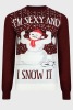 73 X BRAND NEW ASSORTED NOVELTY CHRISTMAS JUMPERS / T-SHIRTS IE. LADIES CALORIES DON’T COUNT JUMPERS GREY (UK10-28), RED (UK14-1, UK12-1, UK10-7), JINGLE BELLS SEQUIN (UK14-4, UK12-1, UK10-1), I ONLY GET BAUBLES OUT AT.. (S-15) PLUS WINNER WINNER CHRISTMA - 3