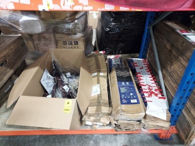 10 PIECE CHRISTMAS DECORATION LOT CONTAINING 1,5 M ULTRABRIGHT 776 LED TREE , 1.8 M ULTRABRIGHT 1100 LED TREE ETC - COMES WITH BOX OF UNKNOWN PARTS PLEASE NOTE THIS IS ALL CUSTOMER RETURNS/ UNDELIVERED GOODS / SOME BOXES MAY BE DAMAGED / POSSIBLE MISSIN