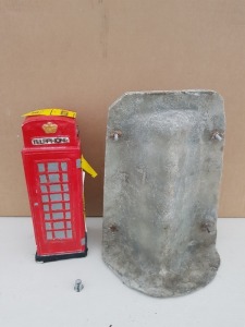 32CM PHONE BOX MASTER CAST WITH LATEX SLIP & FIBRE GLASS MOULD (FOR CASTING PRODUCT TO RETAIL £19.99)