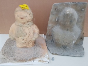 34CM MEDIUM SNOWMAN MASTER CAST WITH LATEX SLIP & FIBRE GLASS MOULD (FOR CASTING PRODUCT TO RETAIL £29.99)