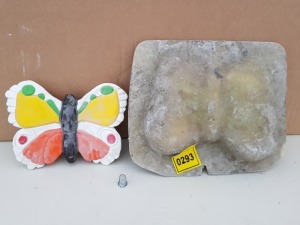 23CM MEDIUM BUTTERFLY MASTER CAST WITH LATEX SLIP & FIBRE GLASS MOULD (FOR CASTING PRODUCT TO RETAIL £12.99)