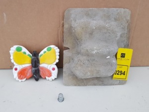 16CM SMALL BUTTERFLY MASTER CAST WITH LATEX SLIP & FIBRE GLASS MOULD (FOR CASTING PRODUCT TO RETAIL £8.99)