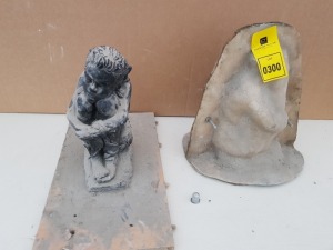 25CM SITTING BOY MASTER CAST WITH LATEX SLIP & FIBRE GLASS MOULD (FOR CASTING PRODUCT TO RETAIL £17.99)