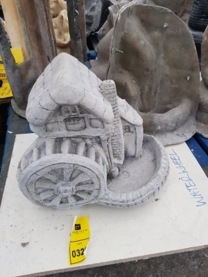 35 X 25CM WATER WHEEL HOUSE MASTER CAST WITH LATEX SLIP & FIBRE GLASS MOULD (FOR CASTING PRODUCT TO RETAIL £34.99)