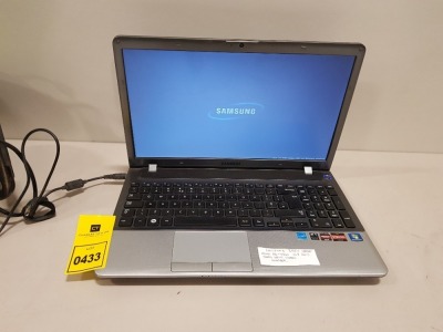 SAMSUNG 355V LAPTOP AMD A6-4400 2.7GHZ HARD DRIVE WIPED WITH CHARGER