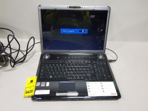 TOSHIBA P300 LAPTOP WITH WINDOWS 10 + CHARGER