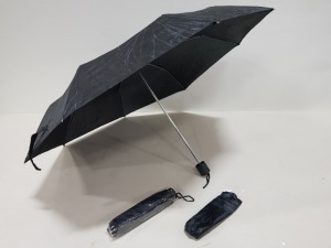 120 X BRAND NEW HANDY BLACK UMBRELLAS IN A SLEEVE - 2 CARTONS