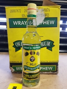 12 X BRAND NEW WRAY AND NEPHEW OVERPROOF RUM ( 63% - 700ML )