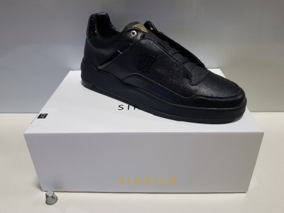 5 X BRAND NEW SIK SILK BLAZE LUX IN BLACK AND GOLD - IN SIZE UK 7 - ( SS-16120 )