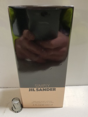 9 X BRAND NEW SIMPLY JIL SANDER PERFUMED BODY LOTION - 5 FL OZ - 150 ML -