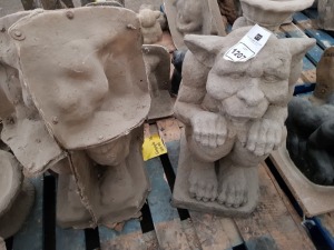 65 CM HEIGHT / 35 CM WIDTH GARGOYLE XL MASTER CAST WITH LATEX SLIP & FIBRE GLASS MOULD (FOR CASTING PRODUCT TO RETAIL £149.99)