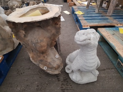 50 CM HEIGHT SITTING DRAGON MASTER CAST WITH LATEX SLIP & FIBRE GLASS MOULD (FOR CASTING PRODUCT TO RETAIL £34.99)