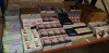 500+ PIECE MIXED BOOK LOT CONTAINING - MORTIMERS PICNIC, HERO GIRLS, FIFTEEN AND FALLING, ROYAL BALLET A SEASON IN PICTURES, HEARTS AND MINDS, SIMON MANNERING WARRIOR ETC