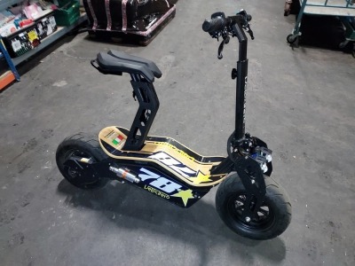 1 X VELOCIFERO MAD LITHIUM 48 V 1600W ADULT ELECTRIC SCOOTER - NO 78 - WITH KEY - NO CHARGER