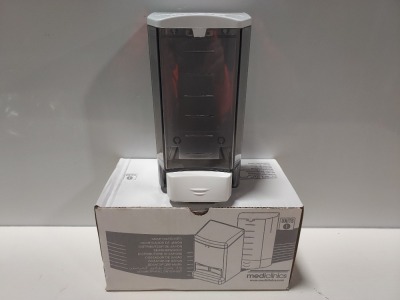 108 X BRAND NEW MEDICLINICS 1.1L SOAP/SANITISER DISPENSERS