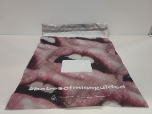 4000 X BRAND NEW MISSGUIDED SELF SEALING BAGS- IDEAL FOR ONLINE SELLERS