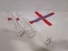 500 X BRAND NEW ENGLAND FLAGS FOR VEHICLES IN 10 BOXES